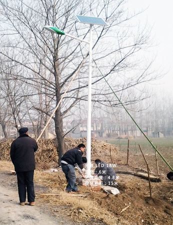 新农村锂电太阳能路灯
